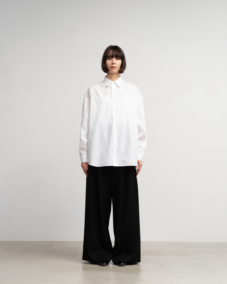 Broad L/S Oversized Regular Collar Shirt