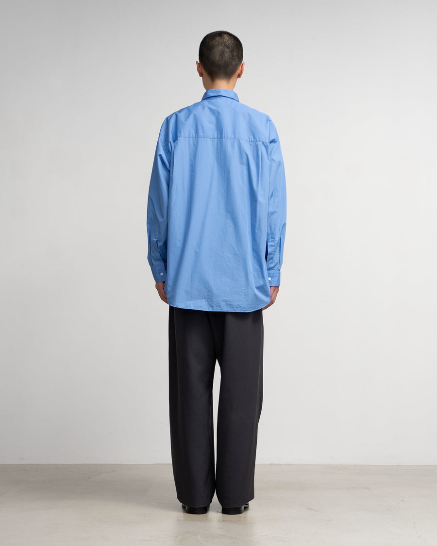 Broad L/S Oversized Regular Collar Shirt