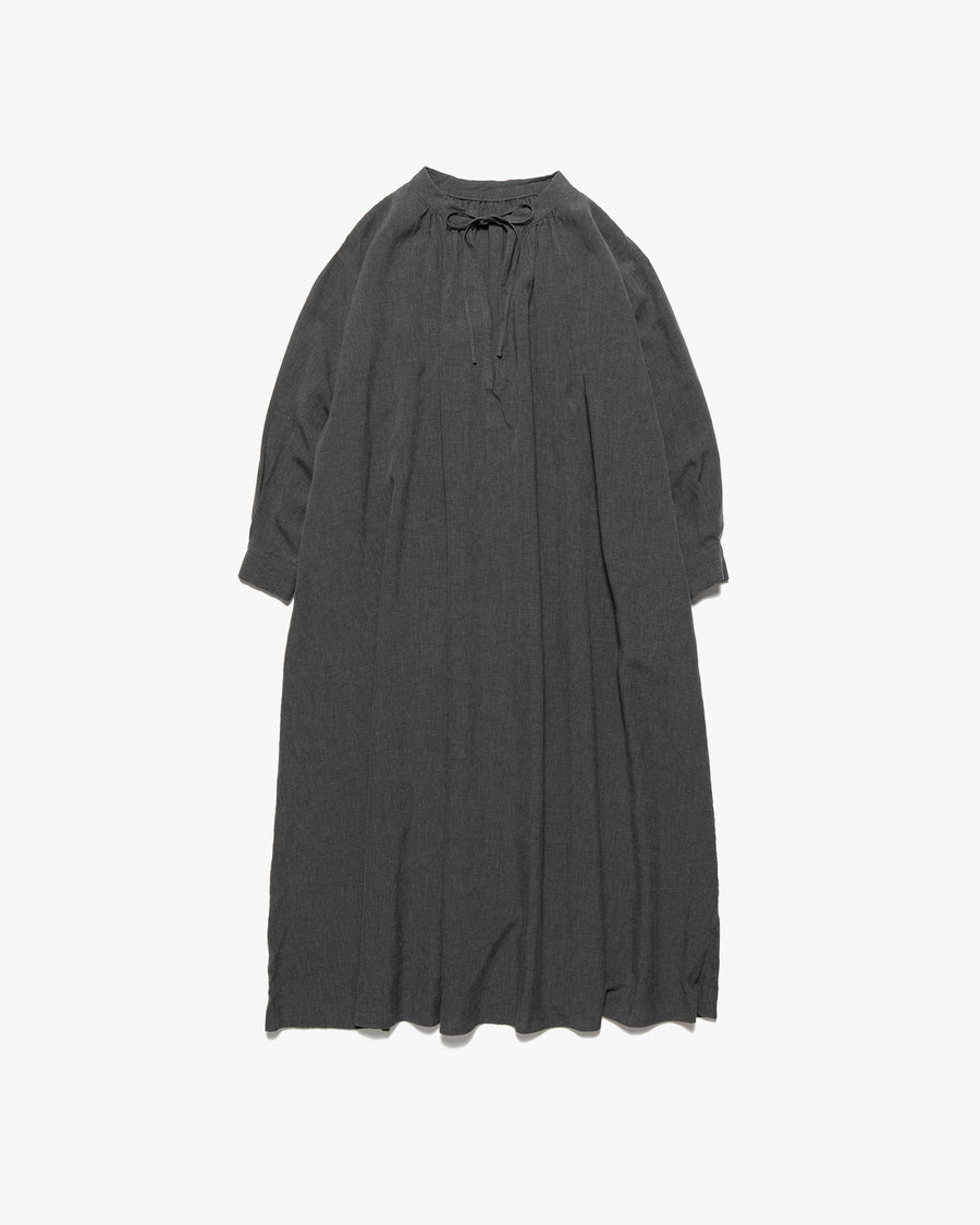 -SALE- Linen Cupro Smock Dress