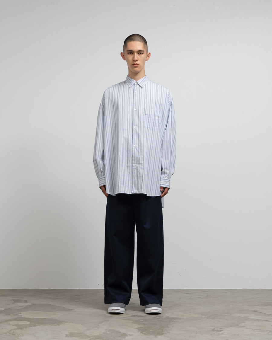 Broad L/S Oversized Regular Collar Shirt