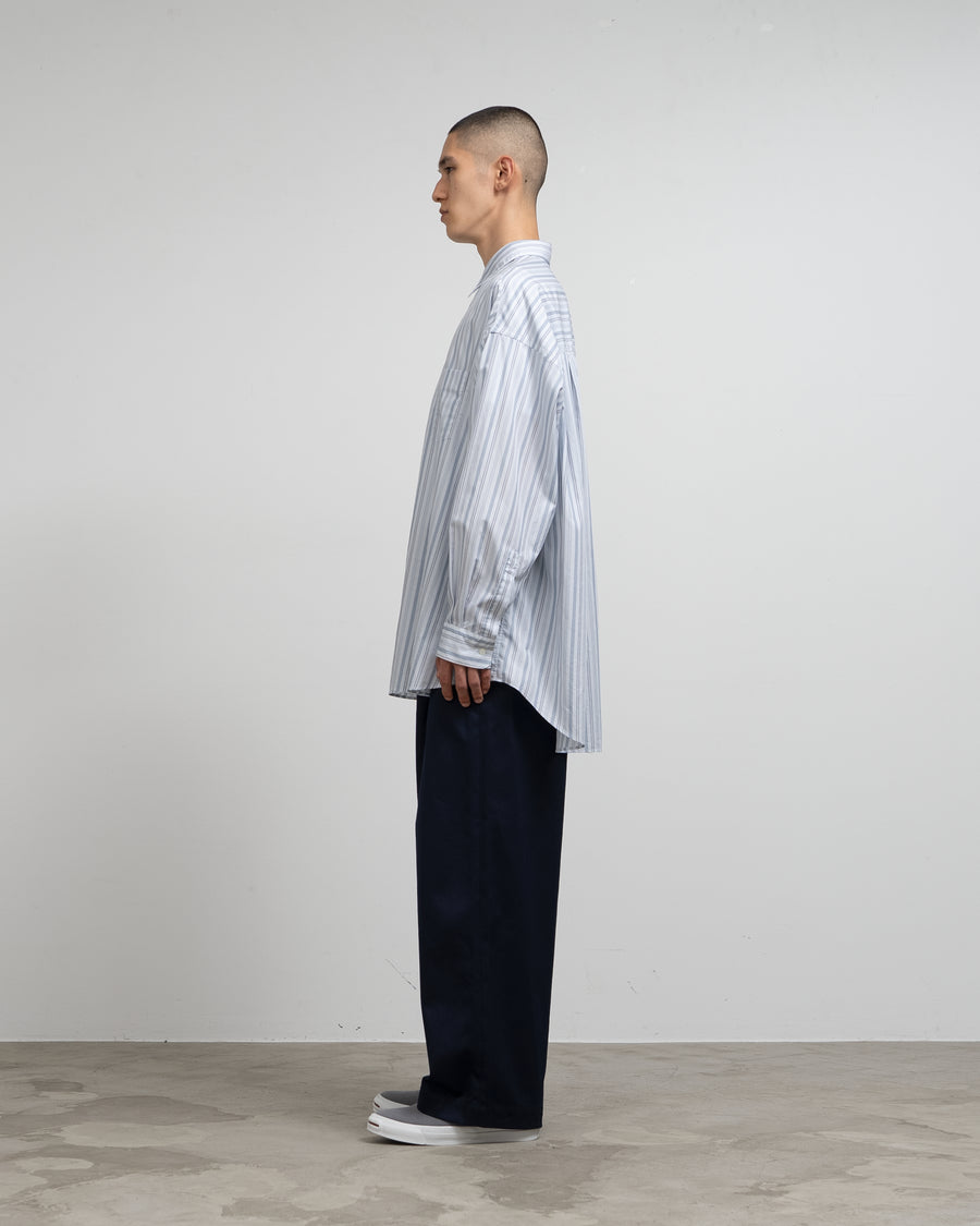 Broad L/S Oversized Regular Collar Shirt