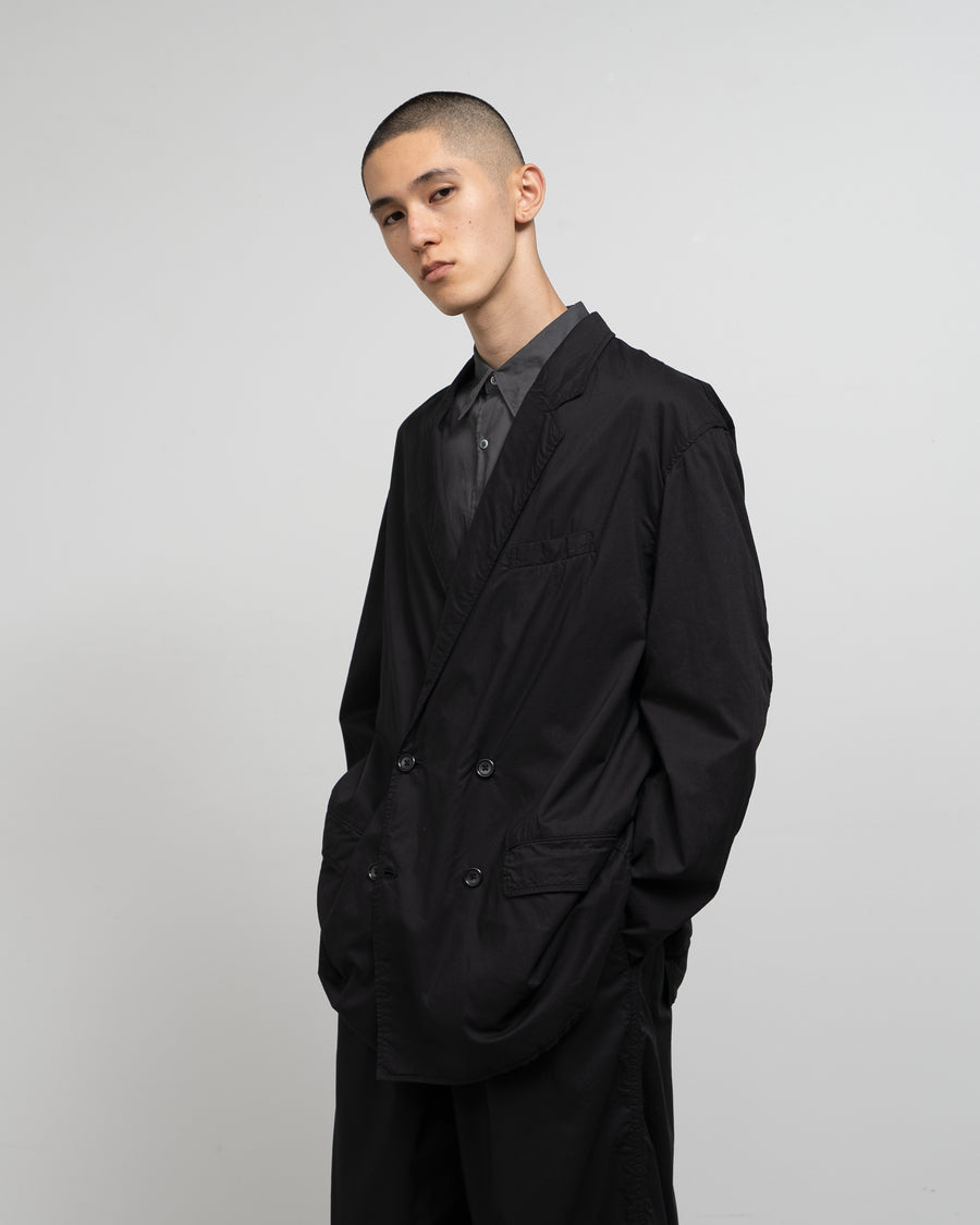 Garment Dyed Typewriter Oversized Double Jacket