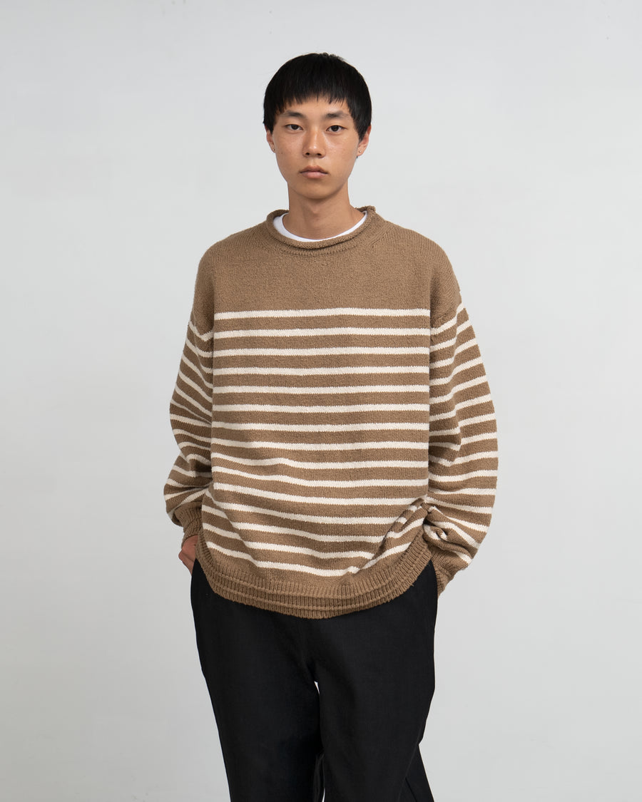 PANEL BORDER SWEATER