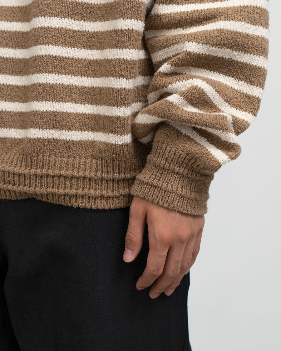 PANEL BORDER SWEATER