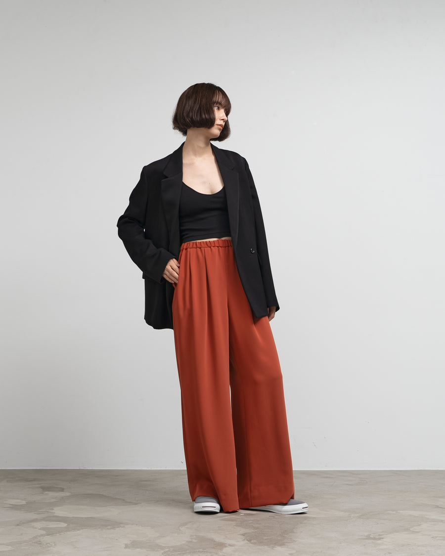 Satin Easy Wide Pants