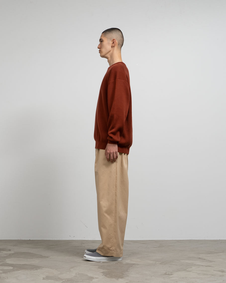 High Density Crew Neck Knit