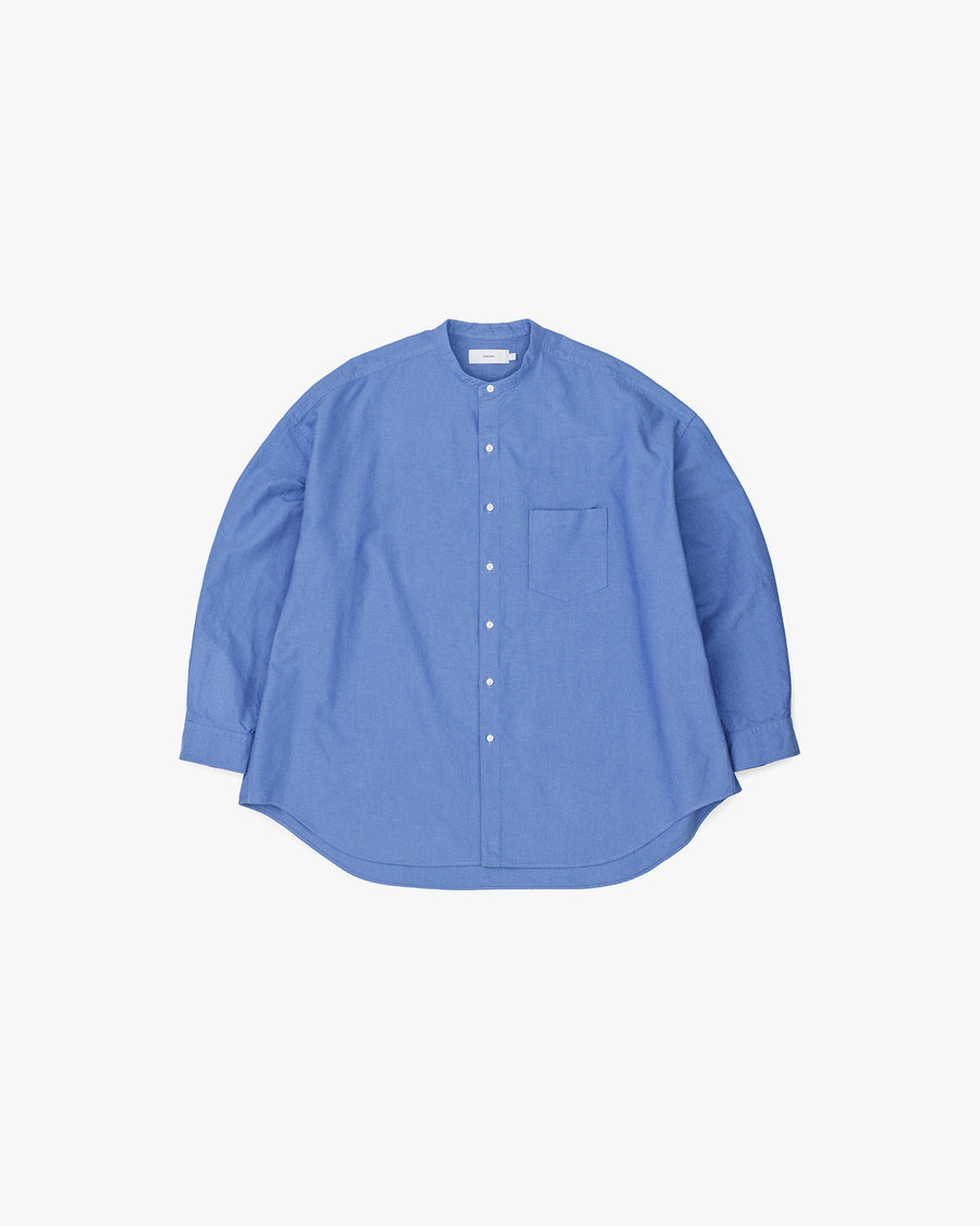 Oxford Oversized Band Collar Shirt