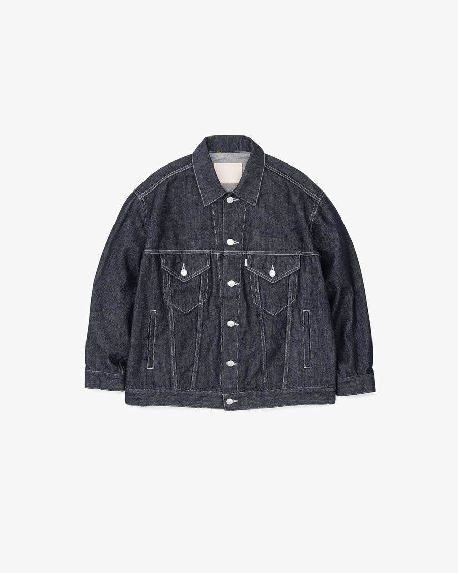 Colorfast Denim Trucker Jacket