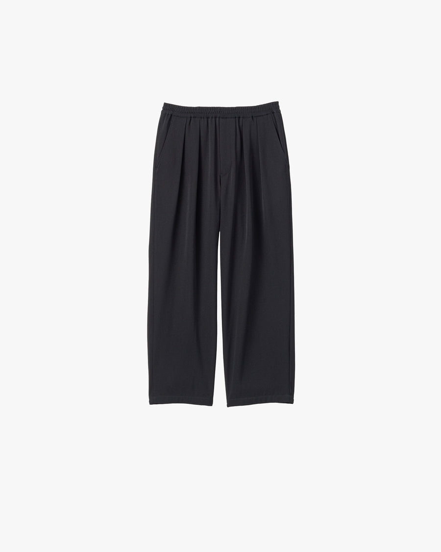 Wool Doeskin Two Tuck Wide Pants