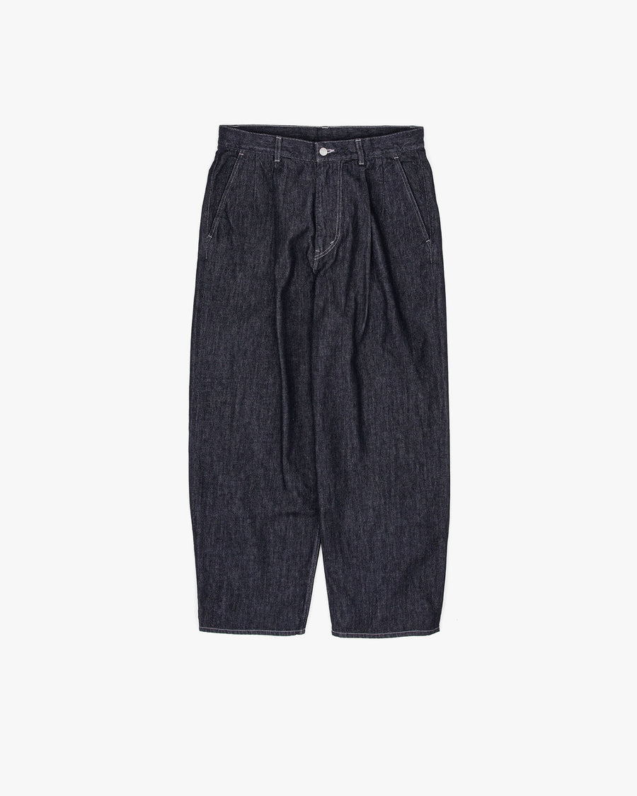 Colorfast Denim Two Tuck Pants