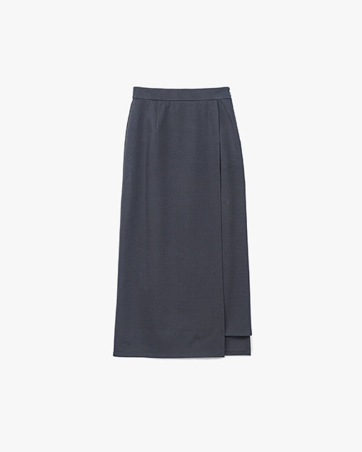 Compact Ponte Wrap Skirt