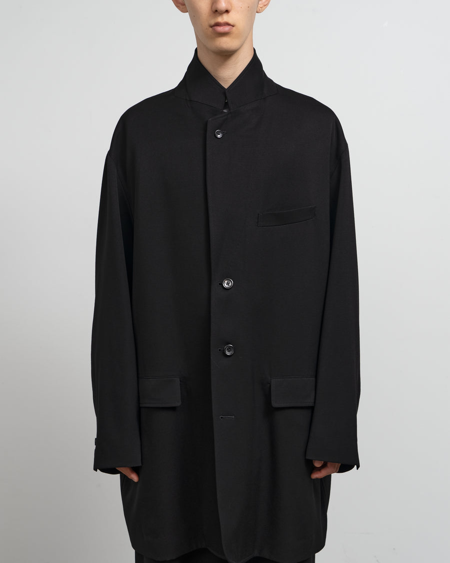 Wool Doeskin Long Jacket