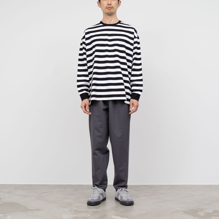 -SALE- Fine Cotton Border L/S Tee