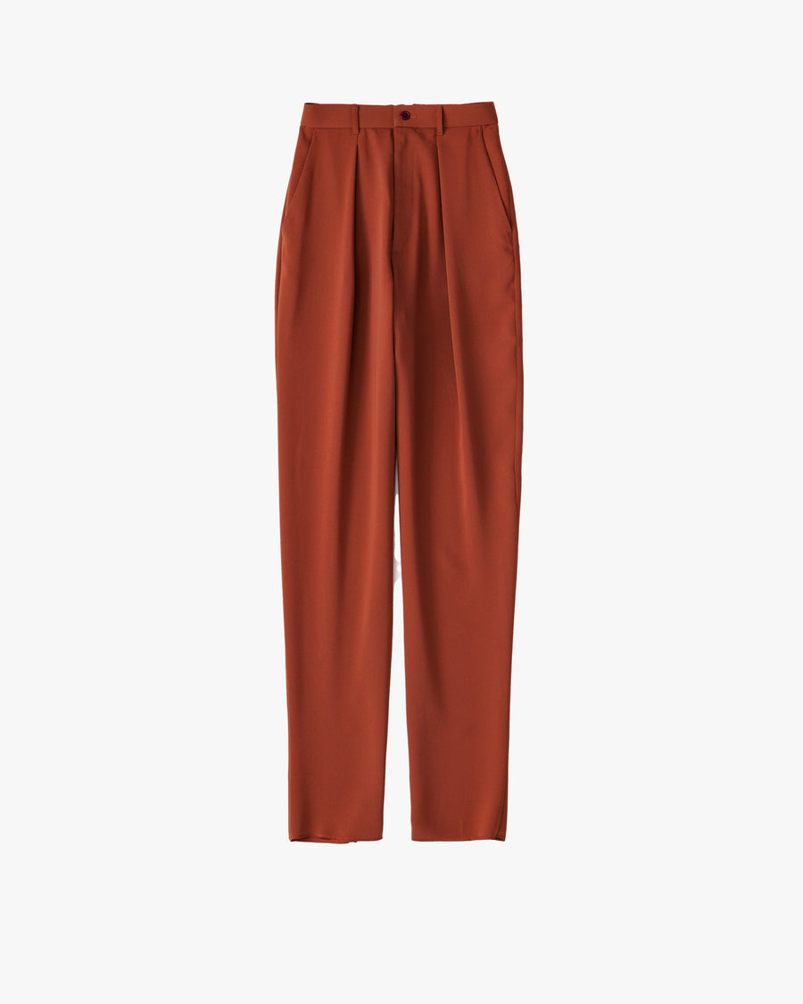 Satin Tapered Trousers