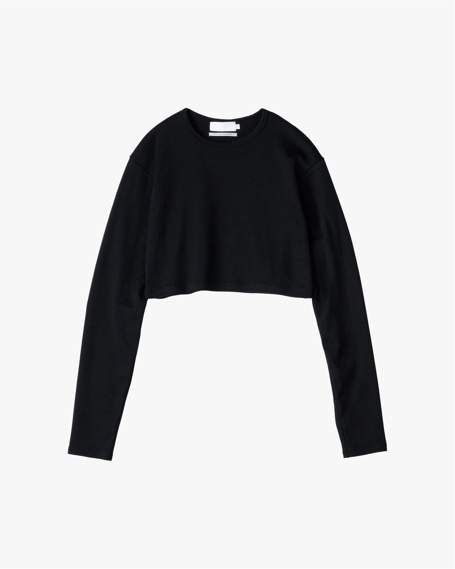 Fine Cotton Rib L/S Compact Tee