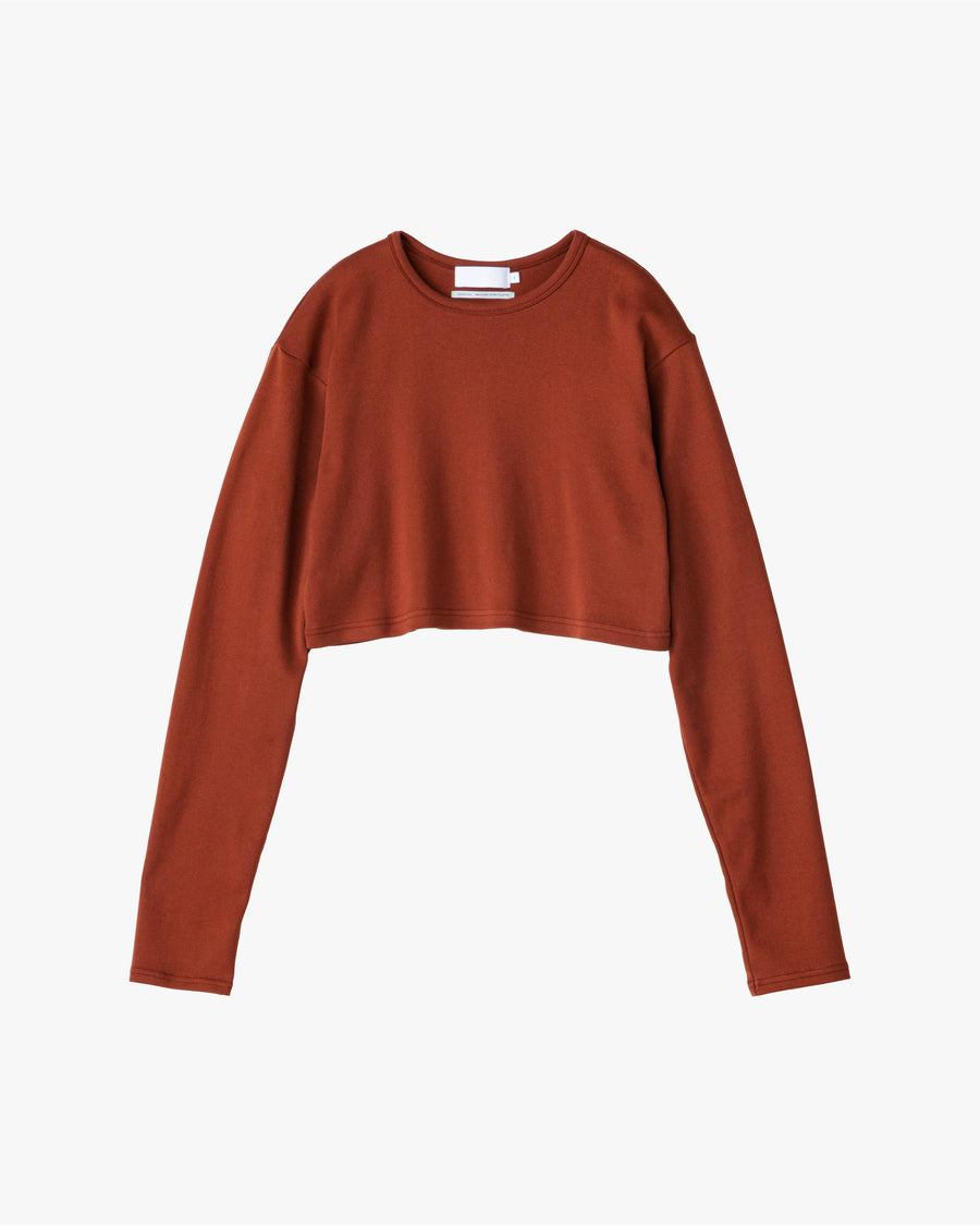 Fine Cotton Rib L/S Compact Tee