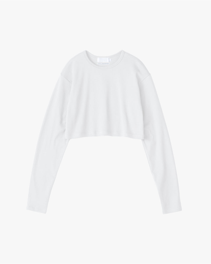 Fine Cotton Rib L/S Compact Tee