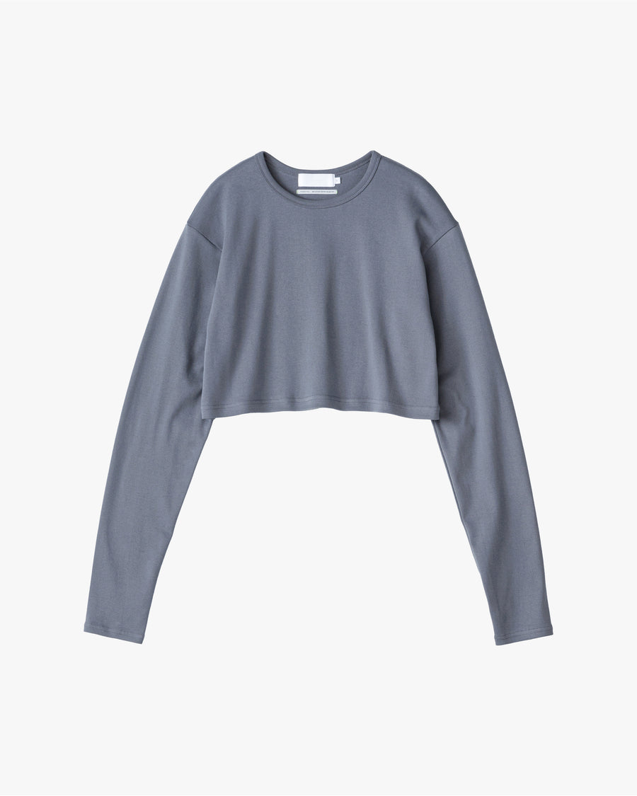 Fine Cotton Rib L/S Compact Tee