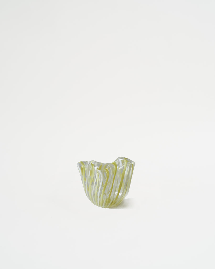 VENINI Fazzoletto Vase Yellow Mini