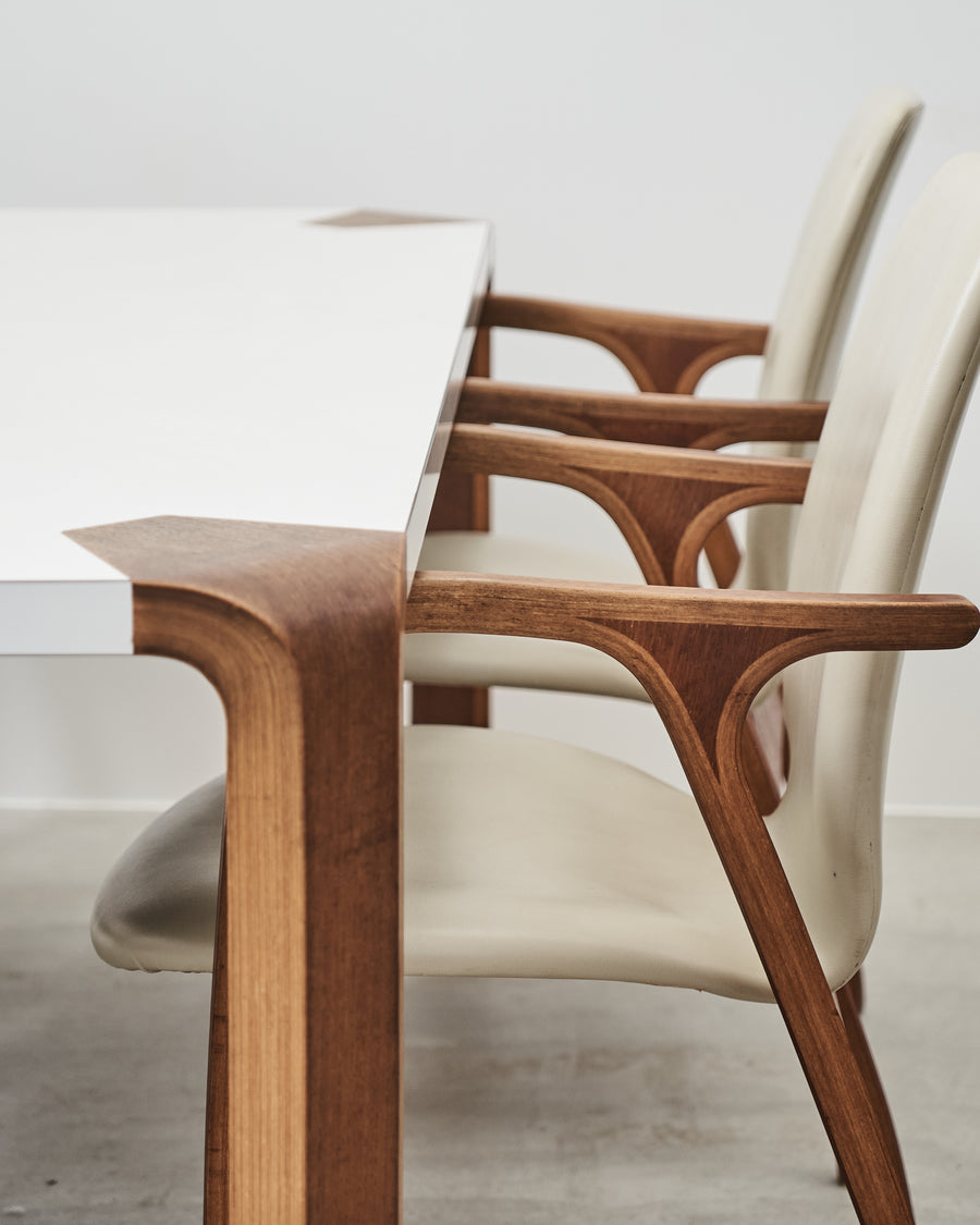 ANTLER Dining Table by Junzo Sakakura for TENDO MOKKO