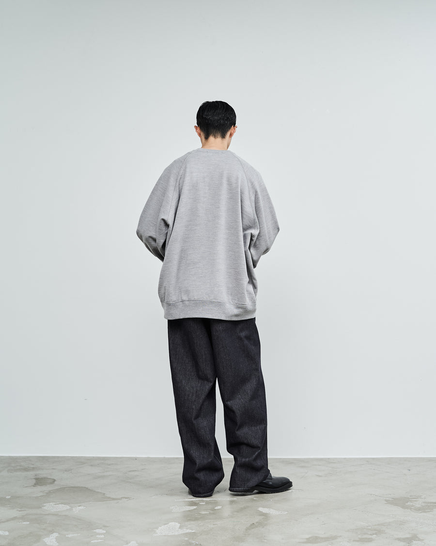 Wool Terry Crew Neck Sweat