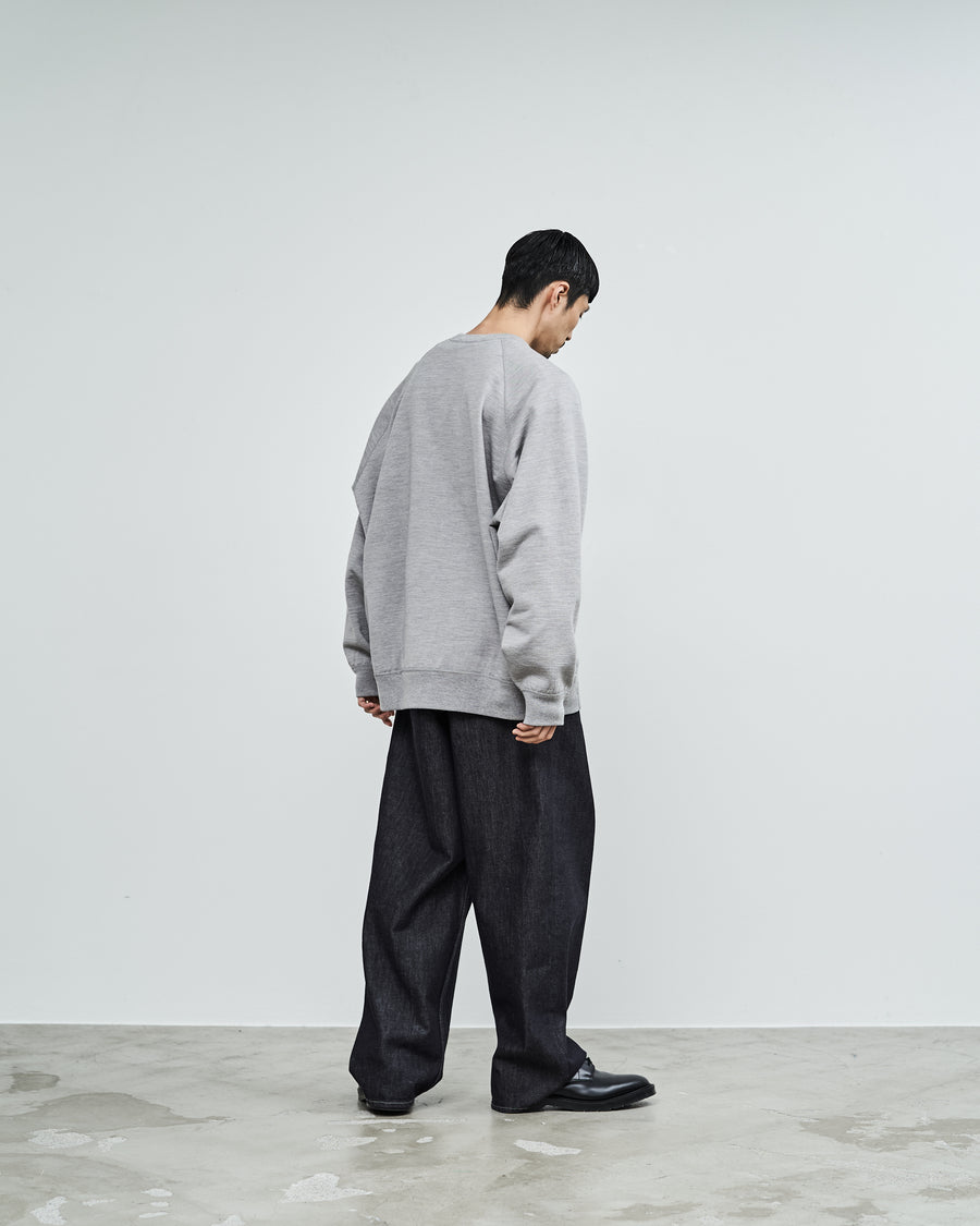 Wool Terry Crew Neck Sweat