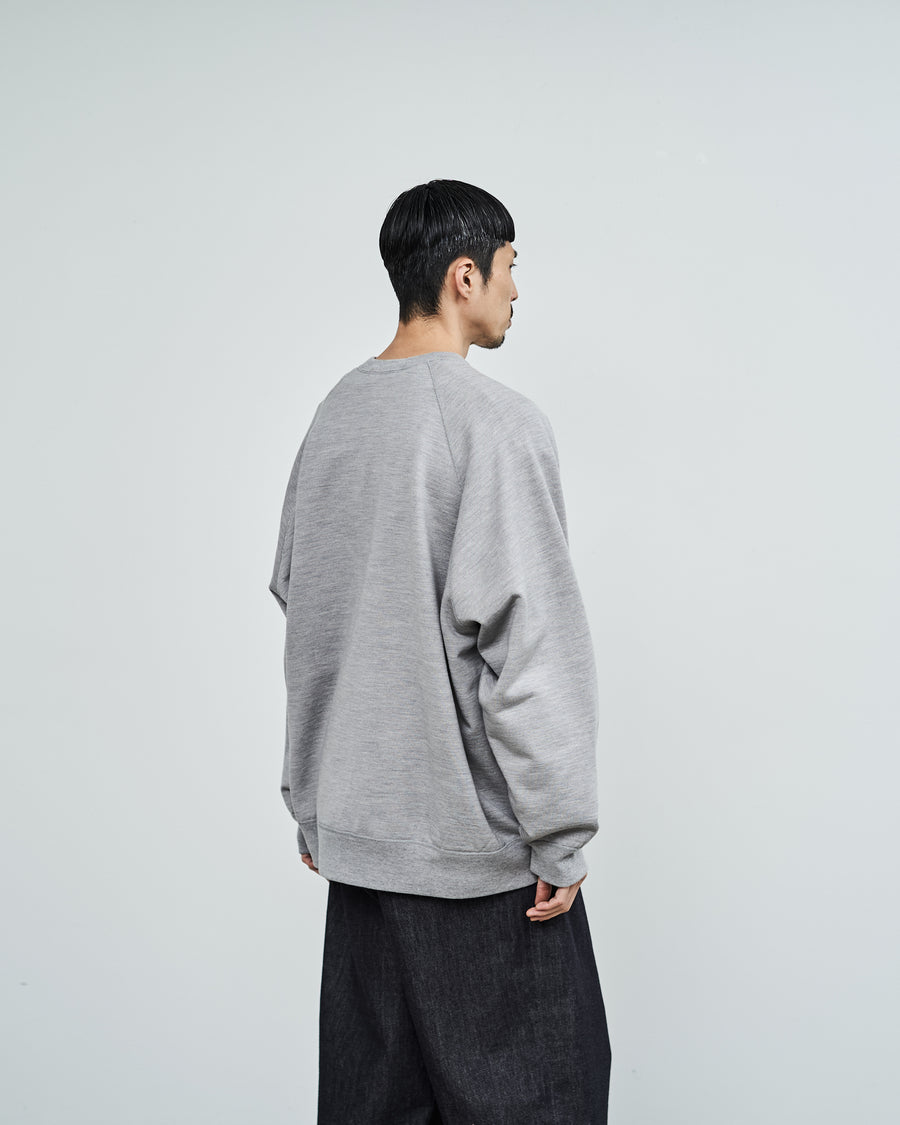 Wool Terry Crew Neck Sweat