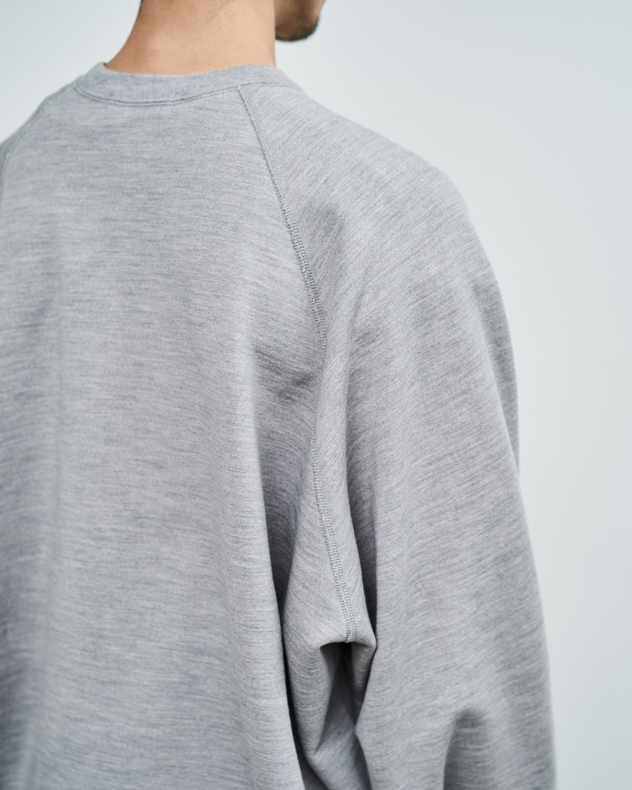 Wool Terry Crew Neck Sweat