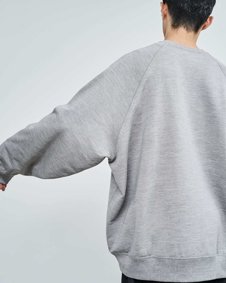 Wool Terry Crew Neck Sweat