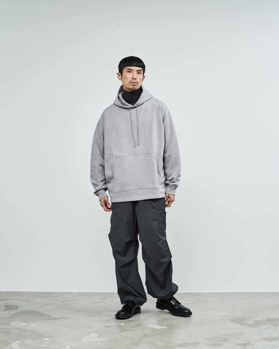 Wool Terry Pullover Hoodie