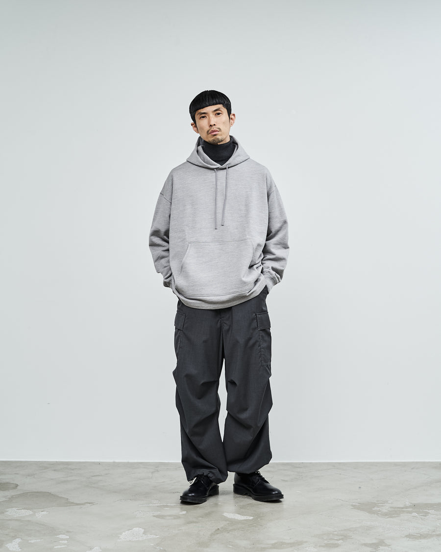 Wool Terry Pullover Hoodie