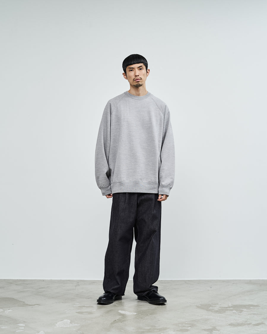 Wool Terry Crew Neck Sweat