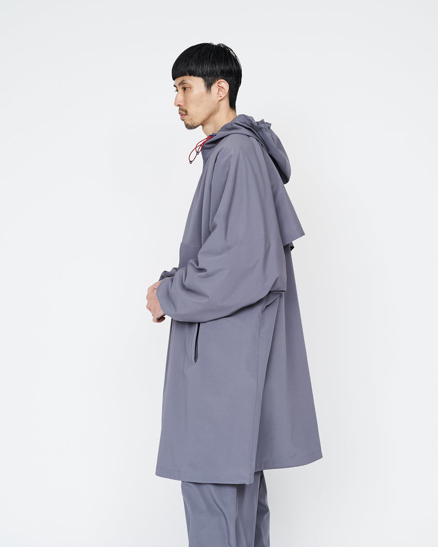 -SALE- Semi-Dull Poplin Long Anorak