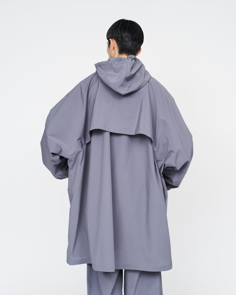 -SALE- Semi-Dull Poplin Long Anorak