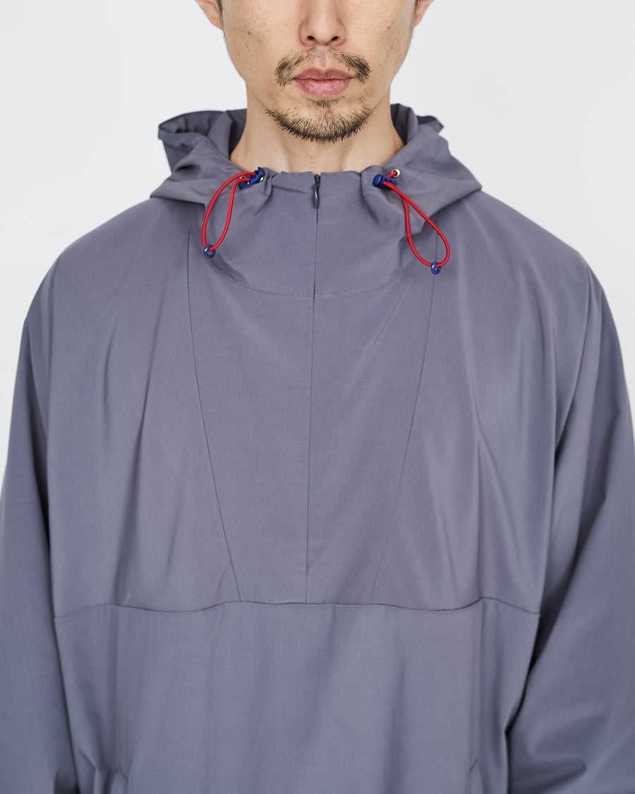 -SALE- Semi-Dull Poplin Long Anorak