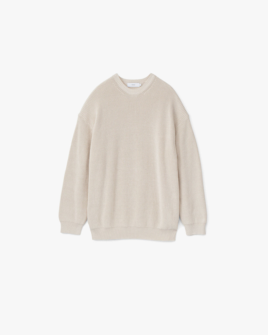 Suvin Loose Rib Crew Neck Knit