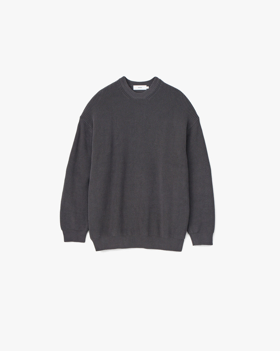 Suvin Loose Rib Crew Neck Knit