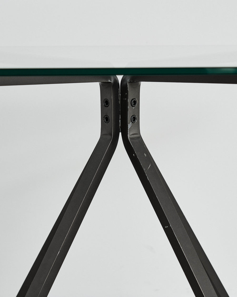 CUGINO Glass Square Table by Enzo Mari for Driade